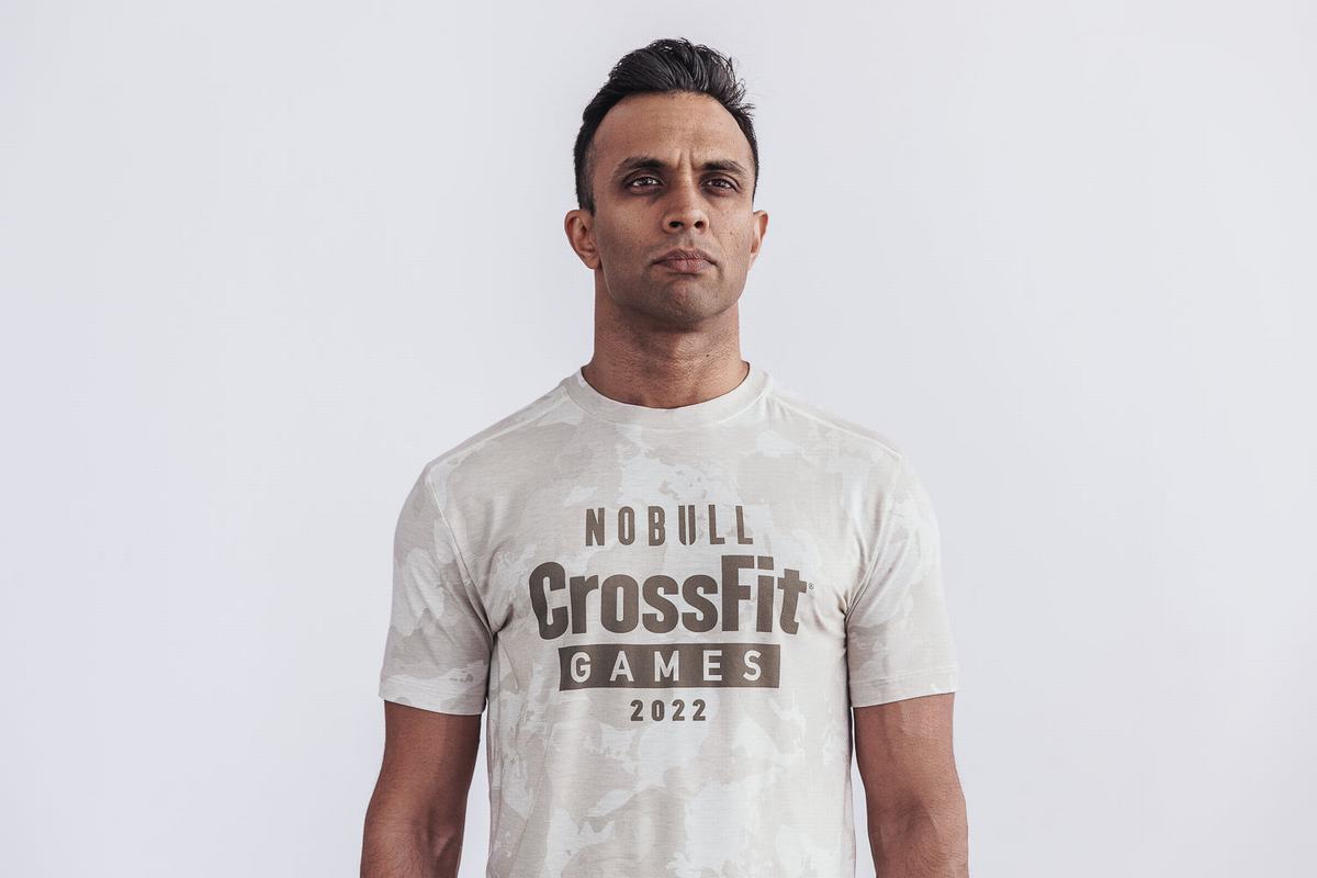 Nobull Crossfit Games® 2022 Men's T Shirts Camo | Australia (AB9561)